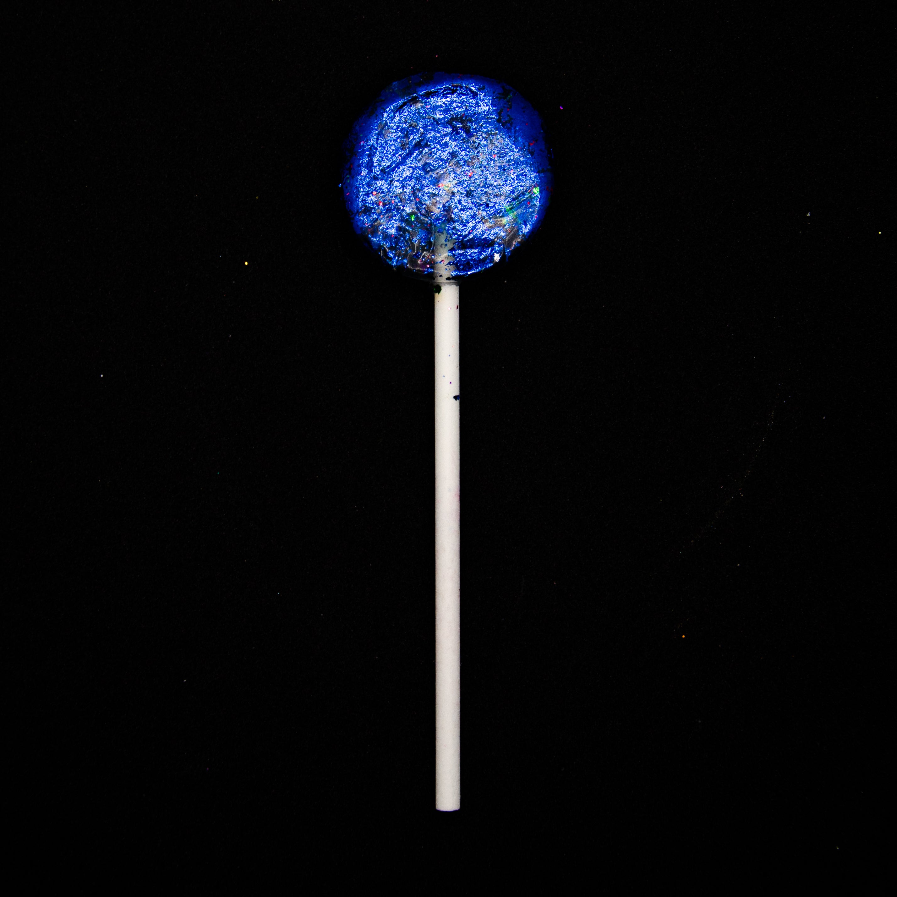 Paleta de Isomalt Azul Electrico