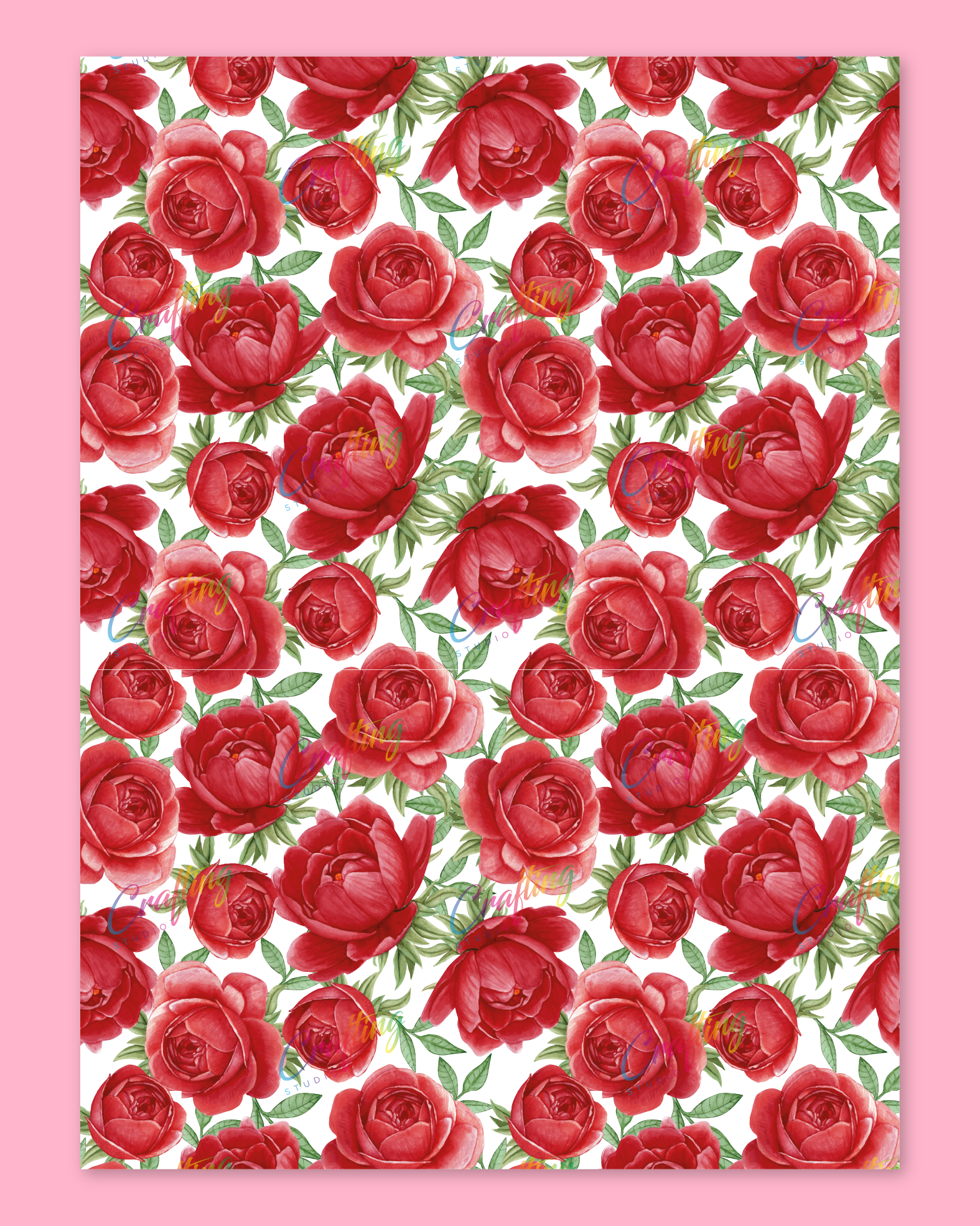 Textura Rosas Rojas