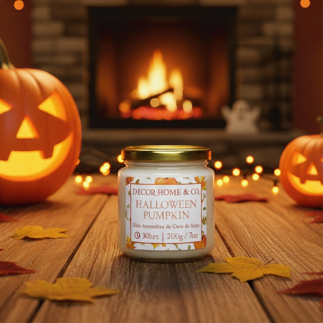 Halloween Pumpkin Vela Aromática
