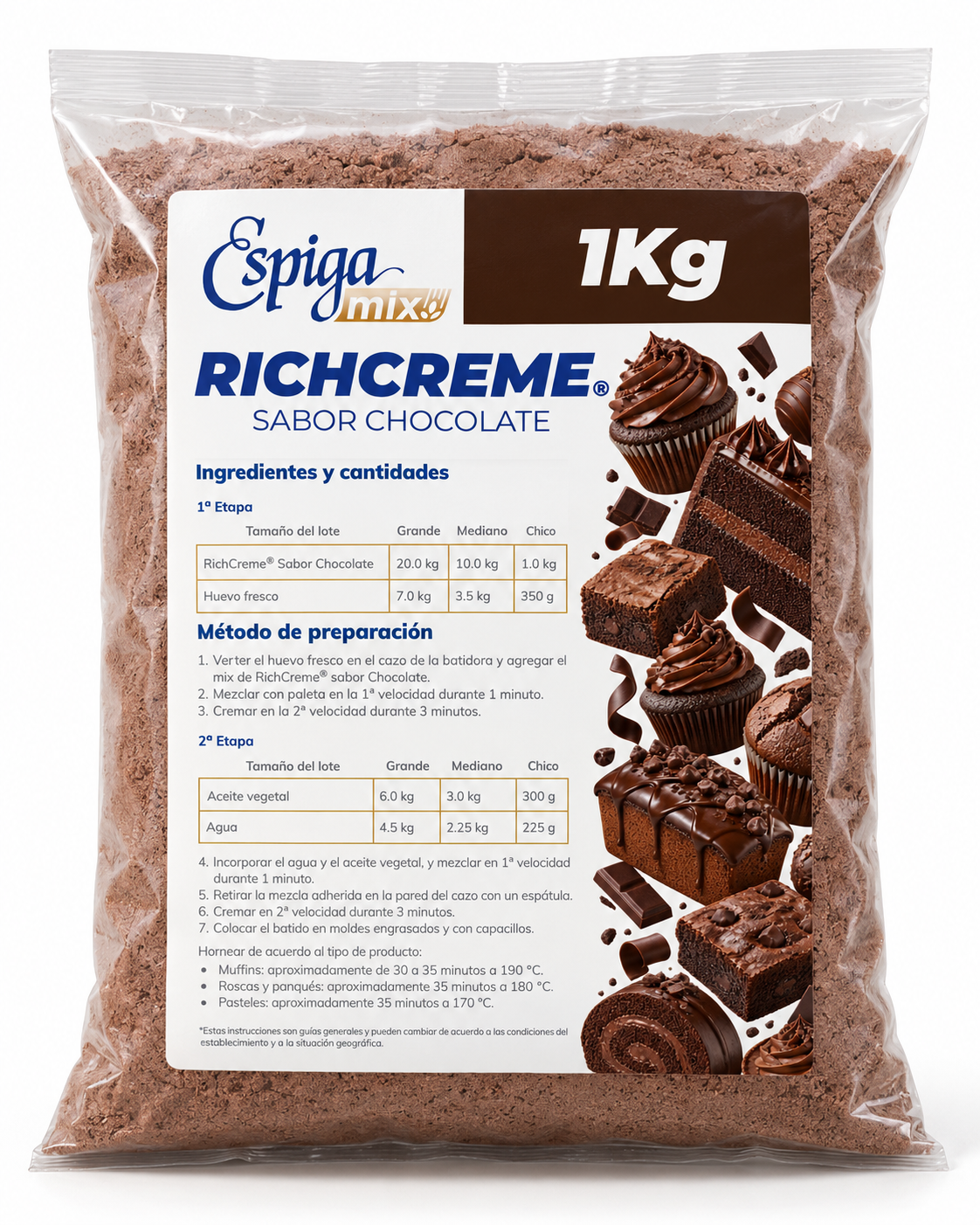 Harina Richcreme Chocolate - La Espiga