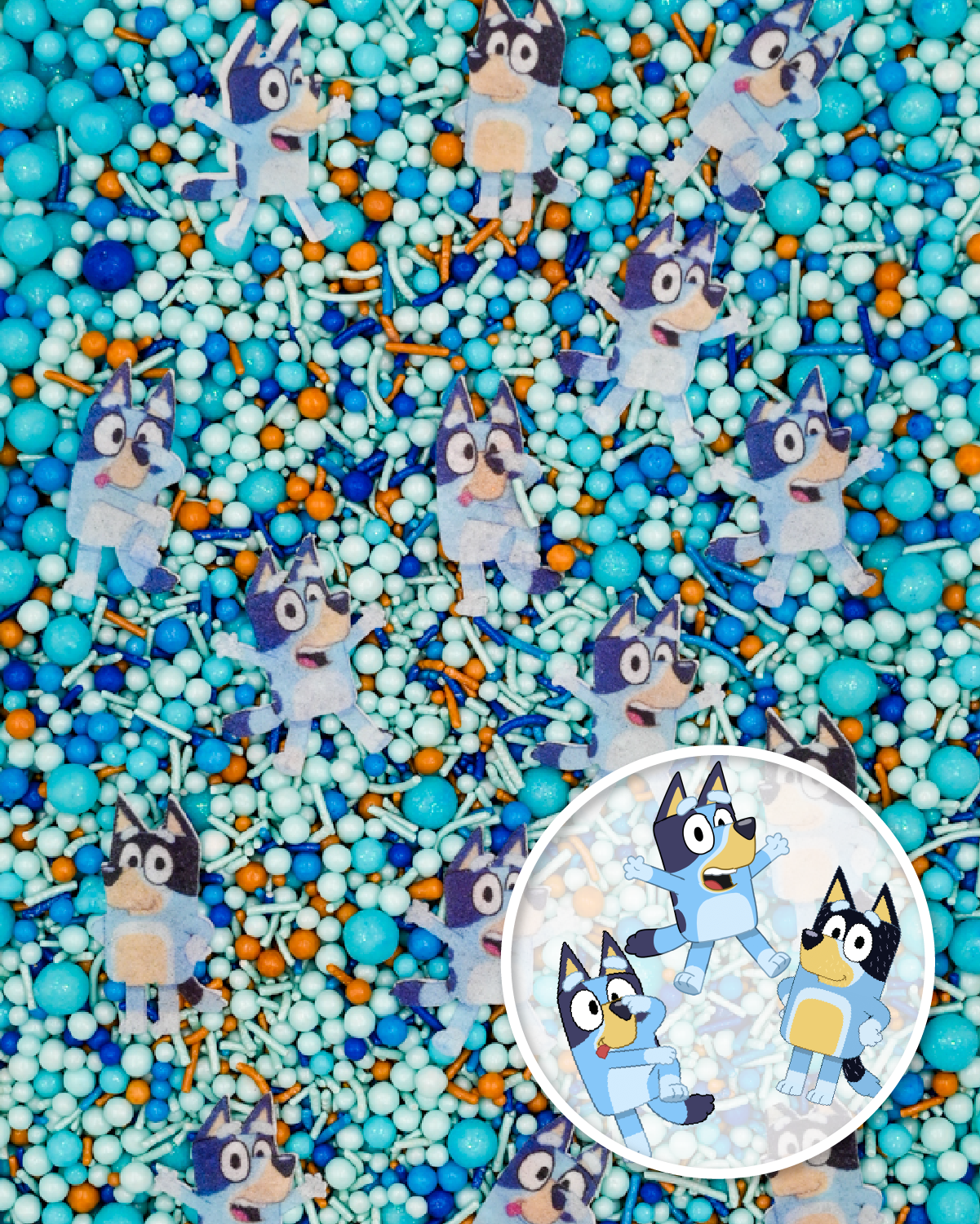 Sprinkle Confetti Blue