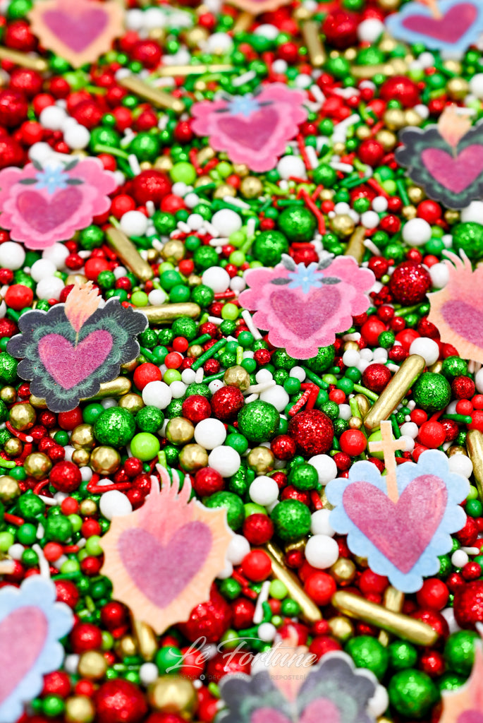 Sprinkle Confetti Corazón de Melón