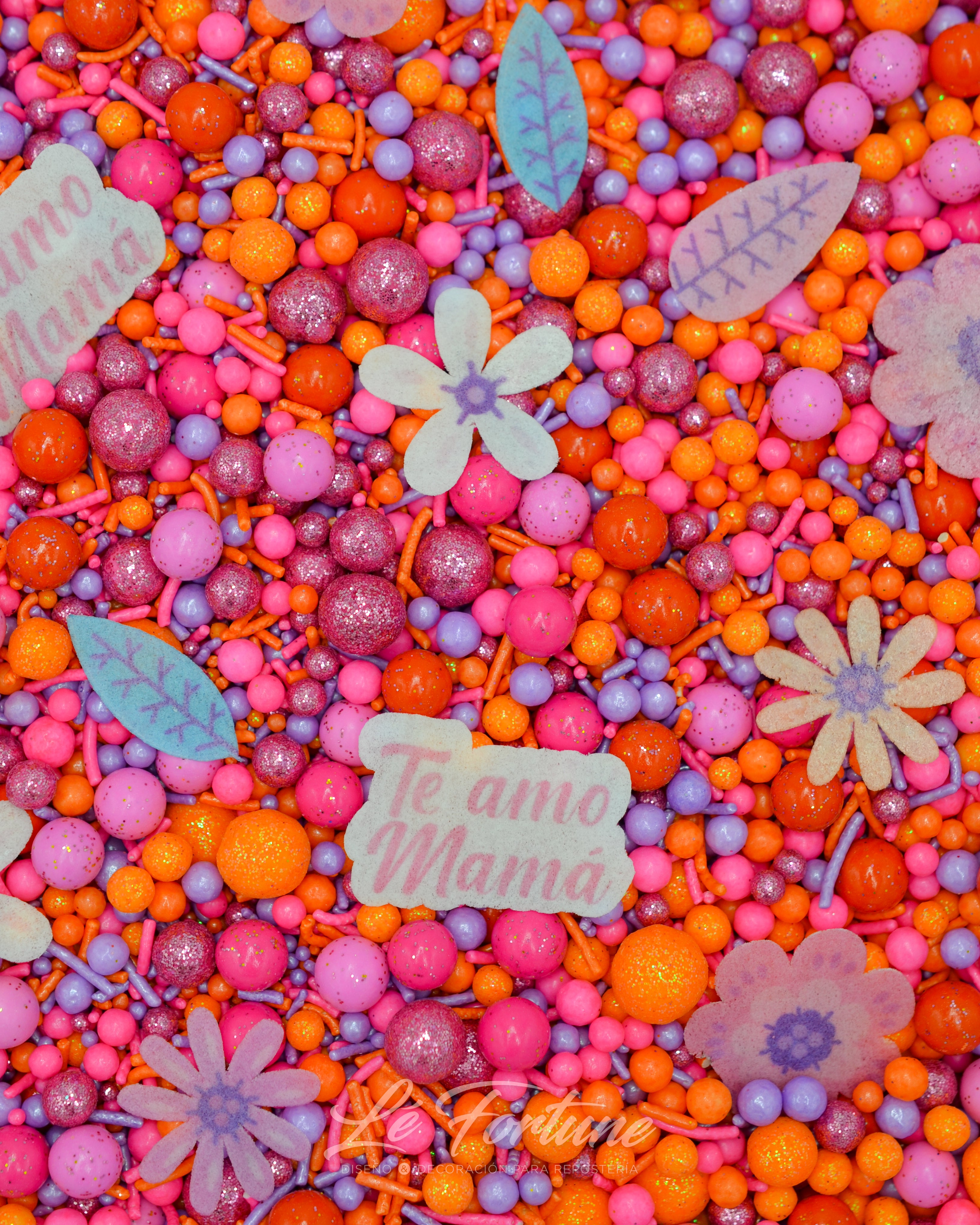 Sprinkle Confetti Mom Flowers