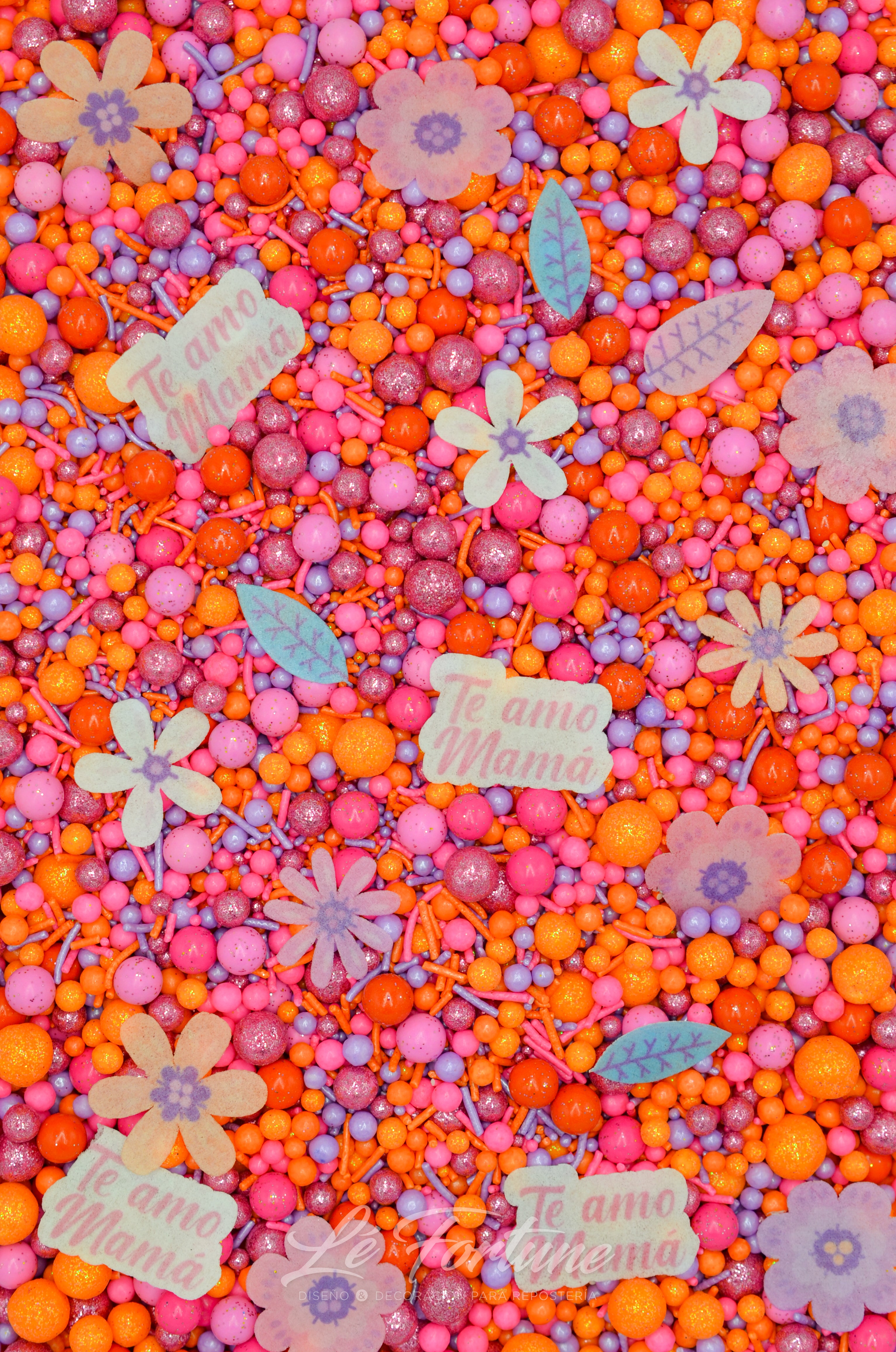 Sprinkle Confetti Mom Flowers