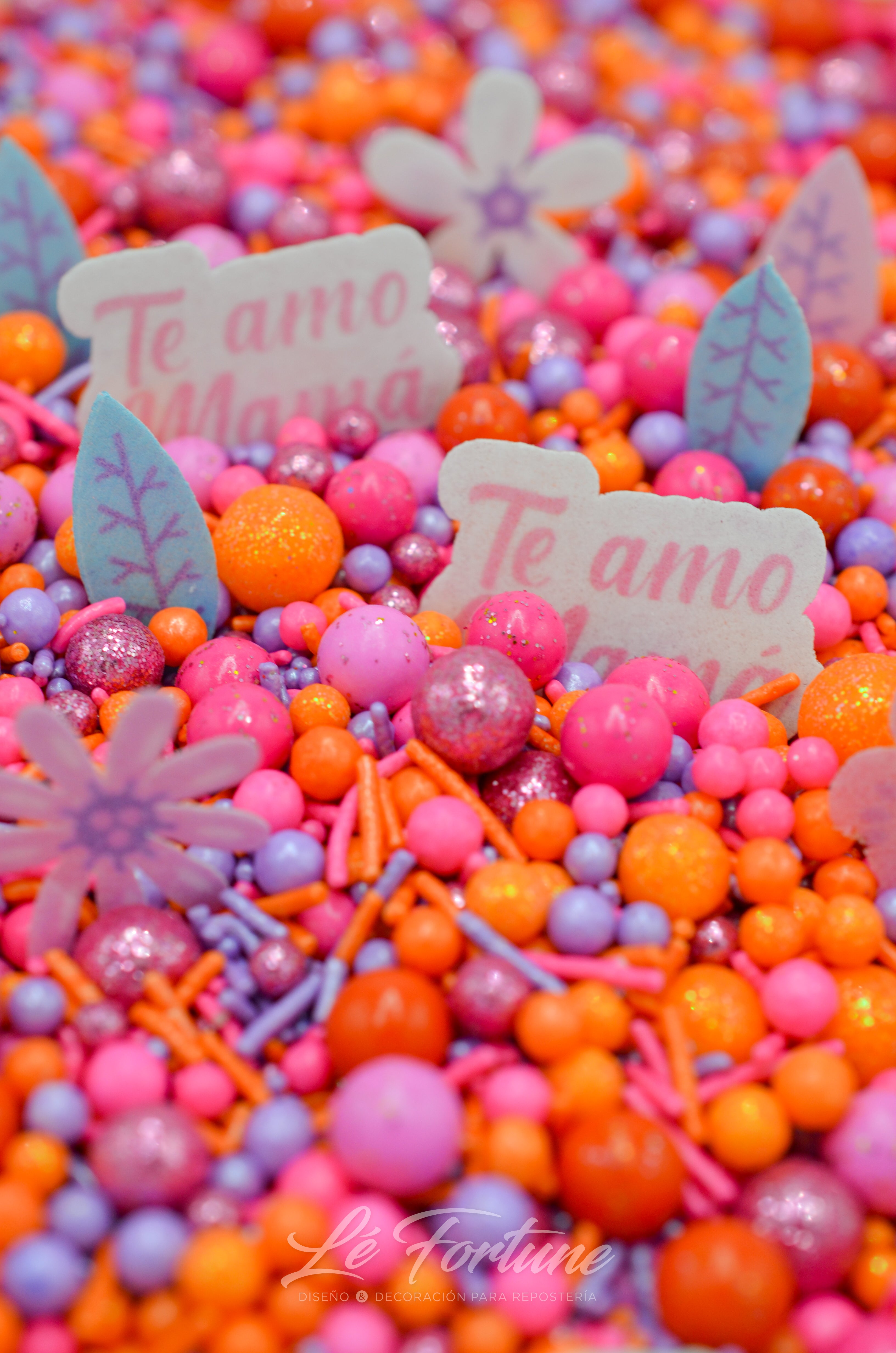 Sprinkle Confetti Mom Flowers