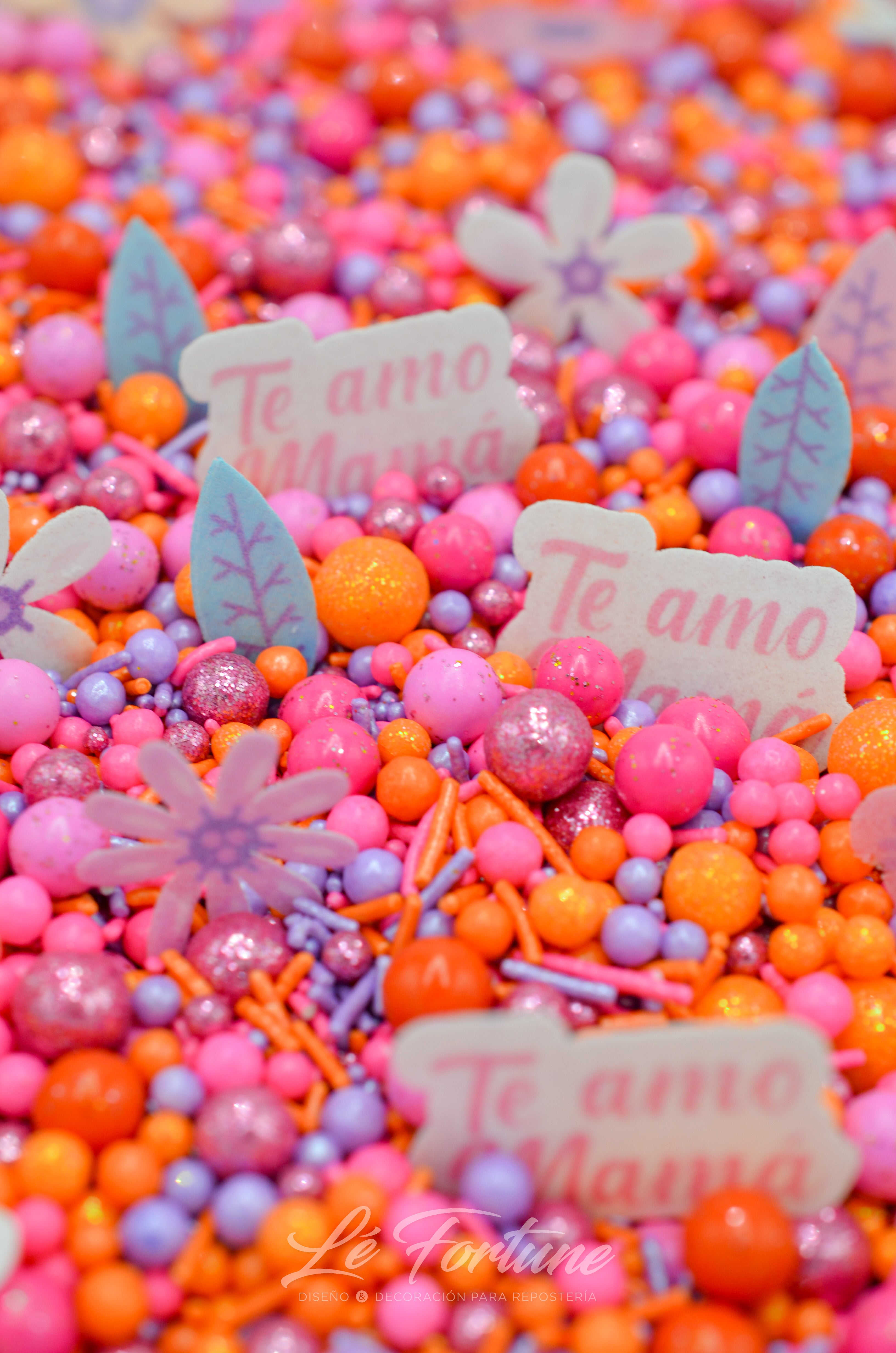 Sprinkle Confetti Mom Flowers
