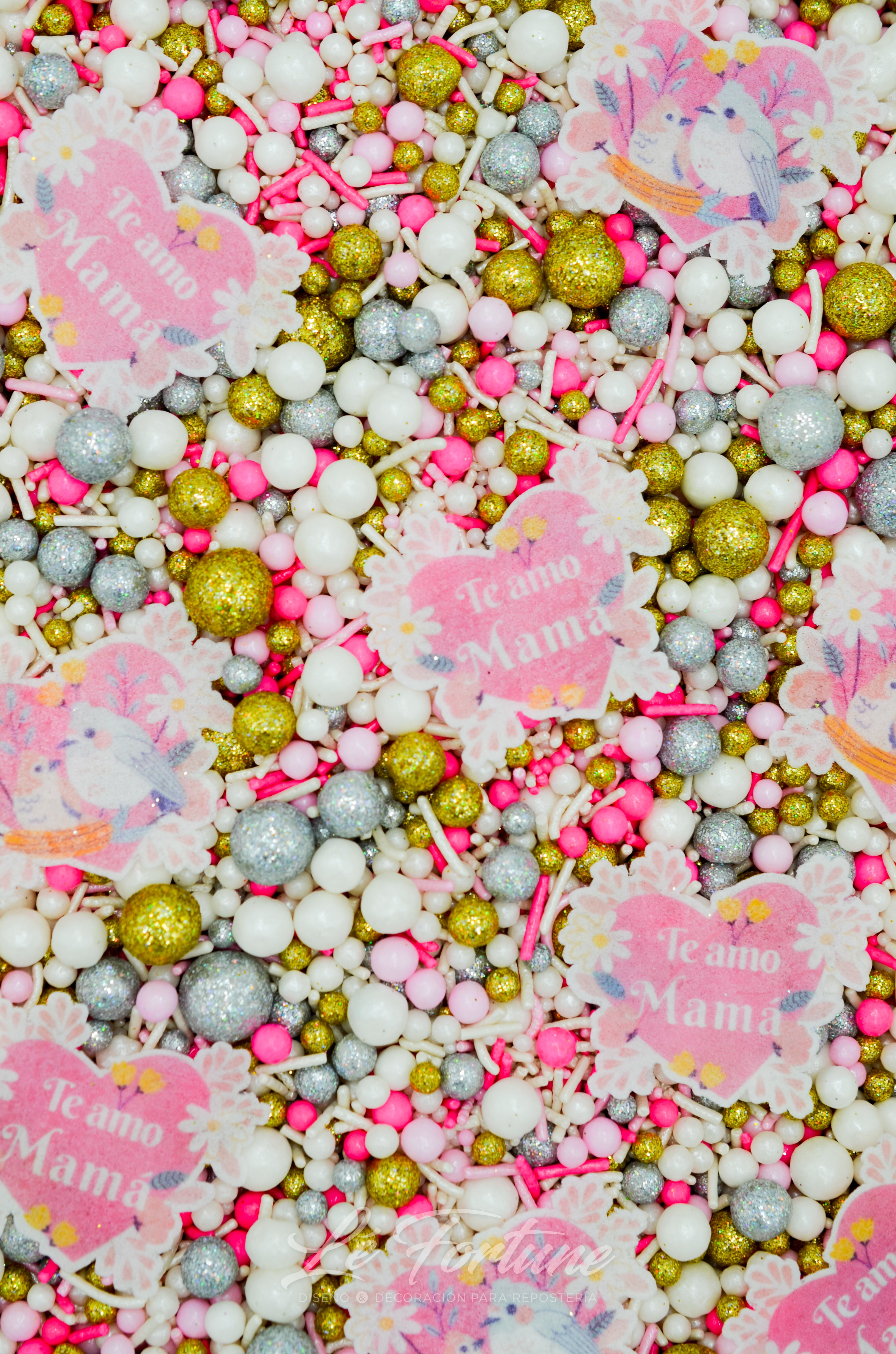 Sprinkle Confetti I Love U Mom