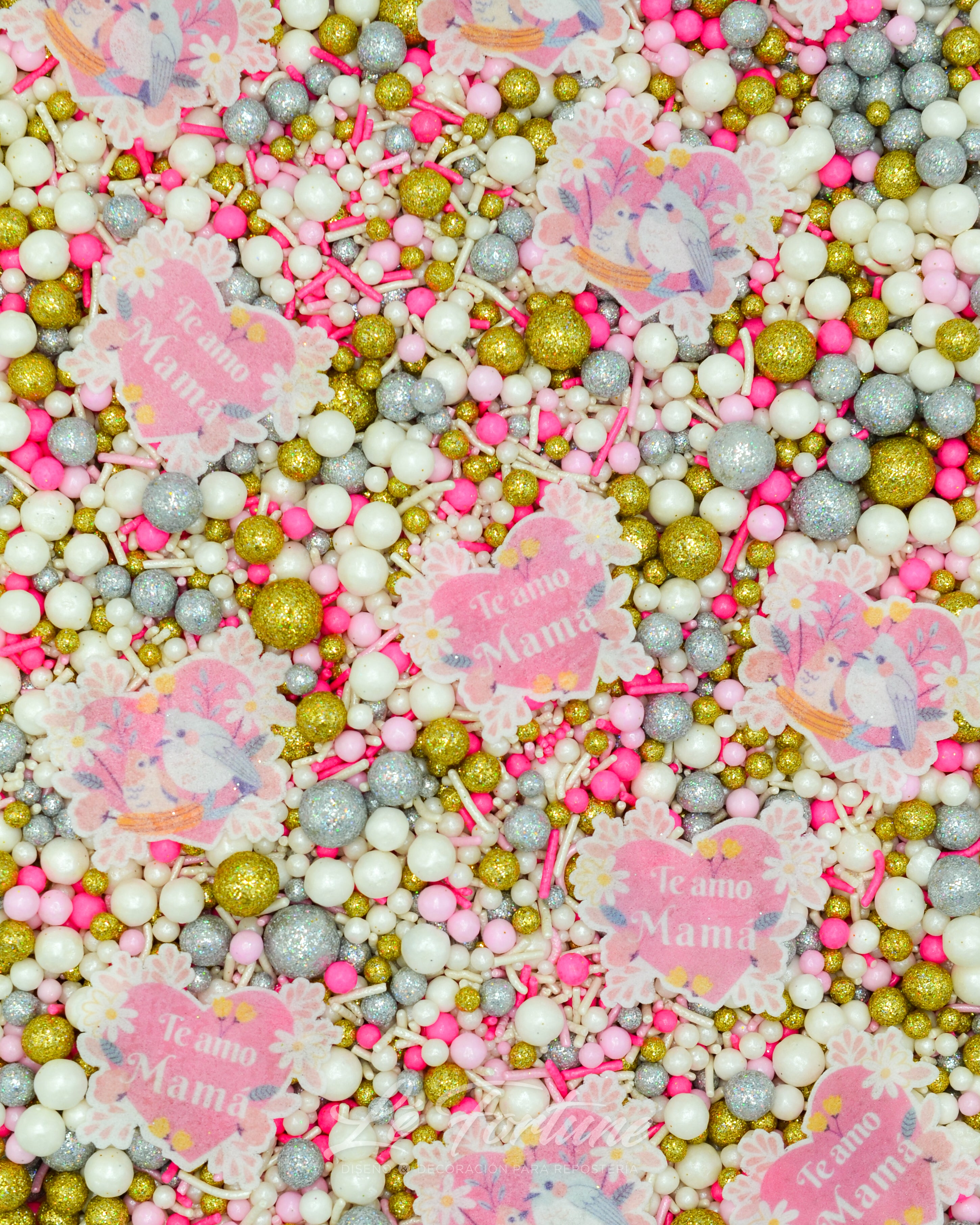 Sprinkle Confetti I Love U Mom