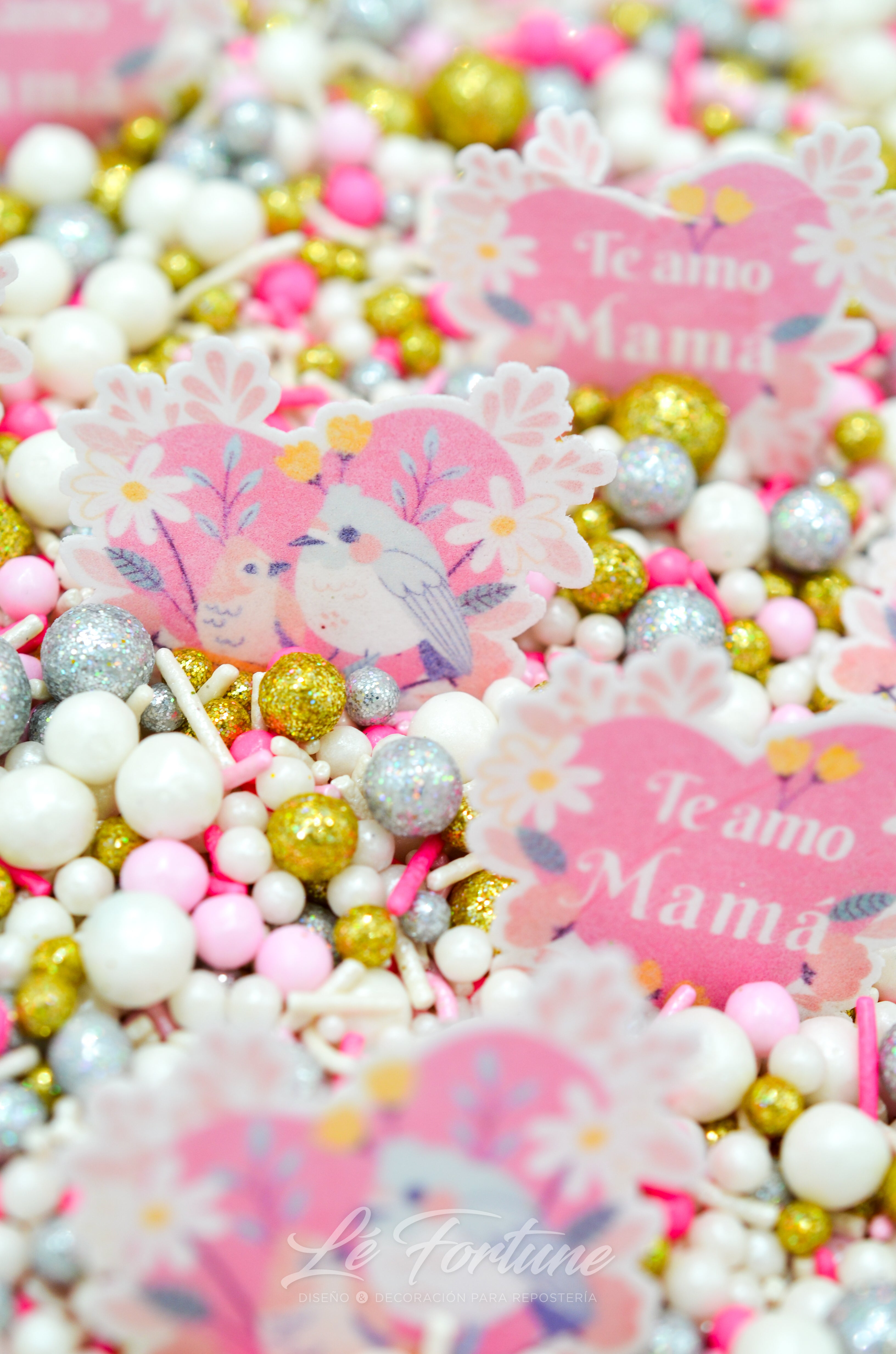 Sprinkle Confetti I Love U Mom