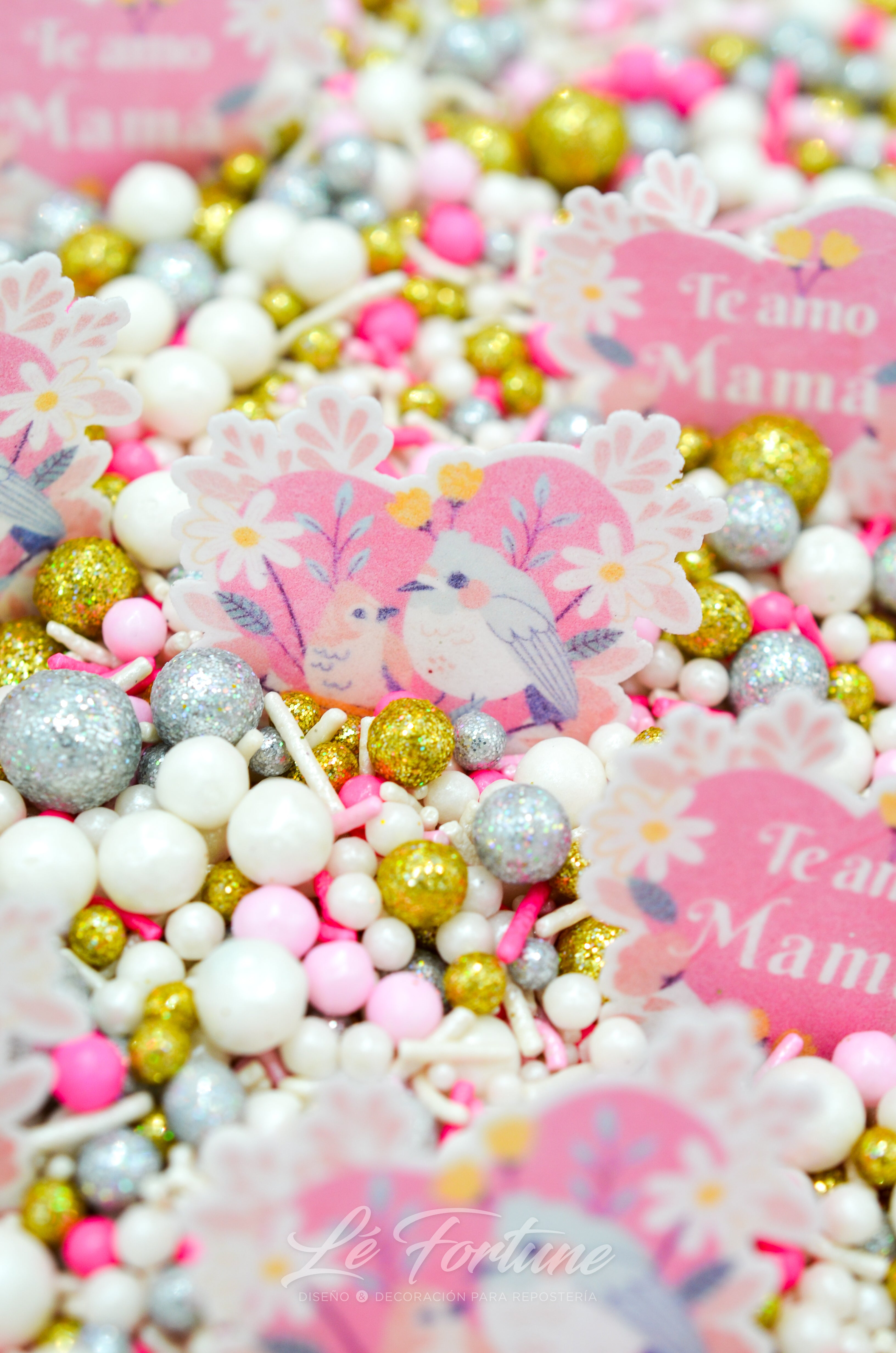 Sprinkle Confetti I Love U Mom