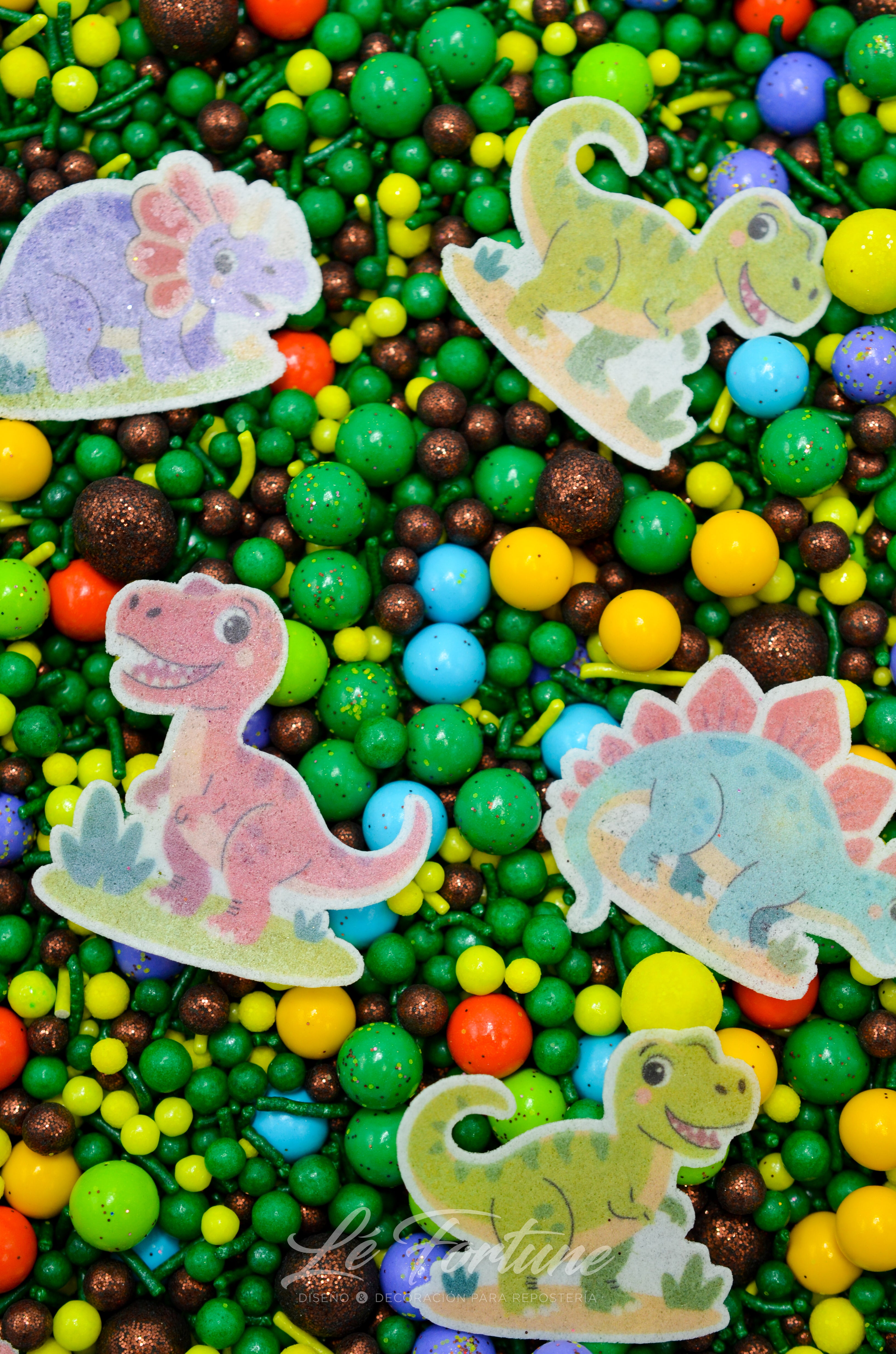 Sprinkle Confetti Dino