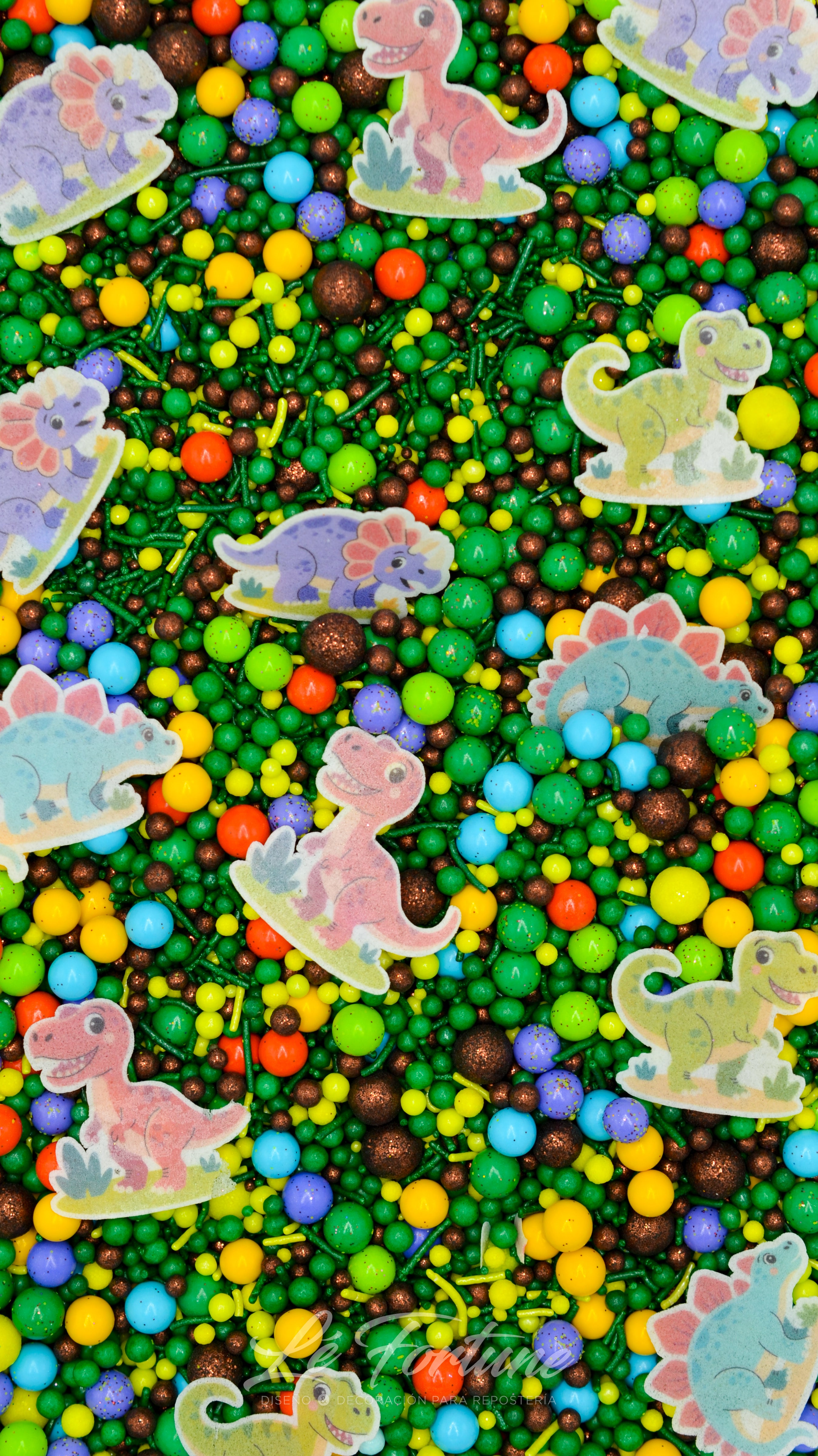 Sprinkle Confetti Dino