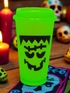 Vaso Cafetero Halloween Verde