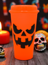 Vaso Cafetero Halloween Naranja