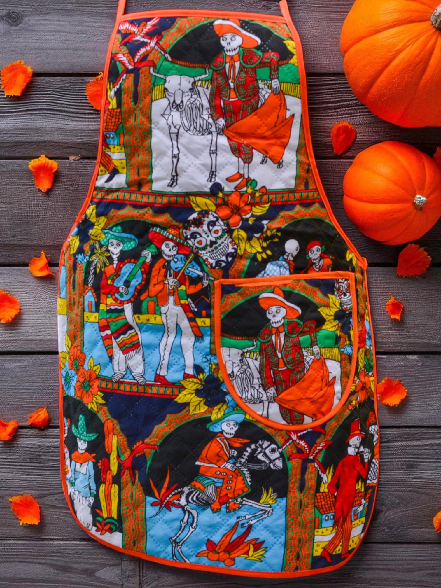 Mandil Dia de Muertos 10