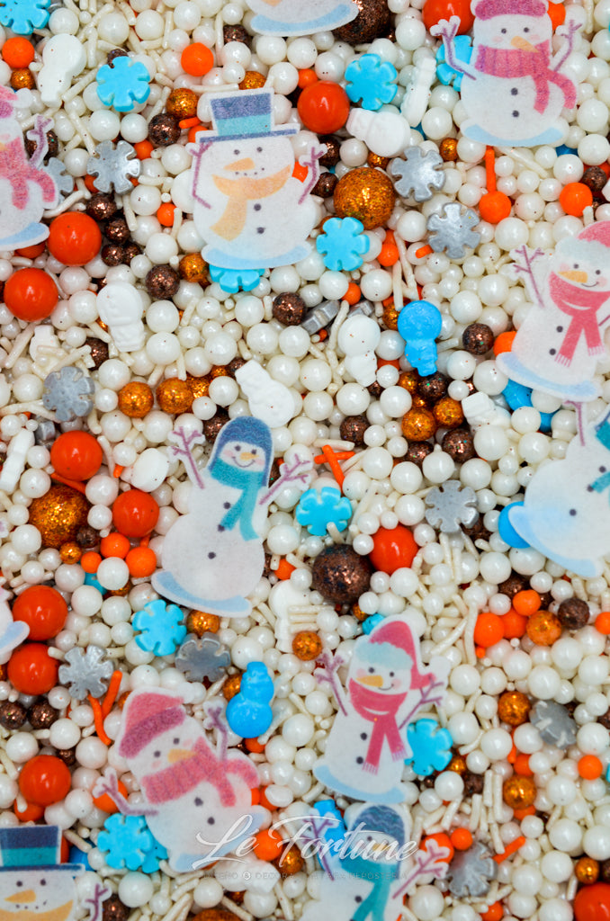 Sprinkle Confetti Muñequito de Nieve