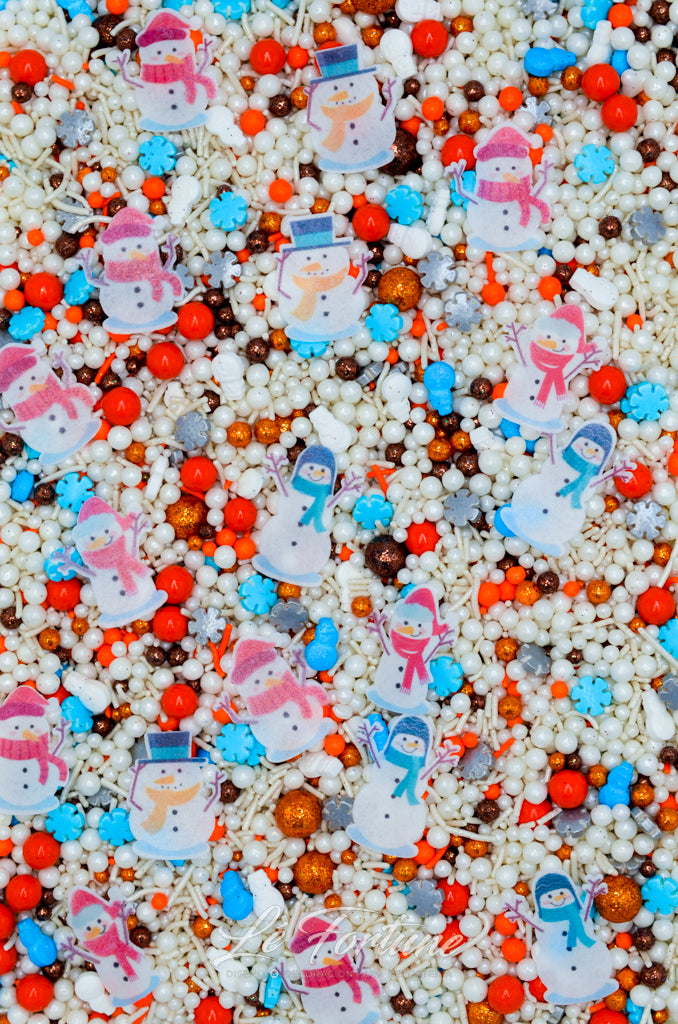 Sprinkle Confetti Muñequito de Nieve