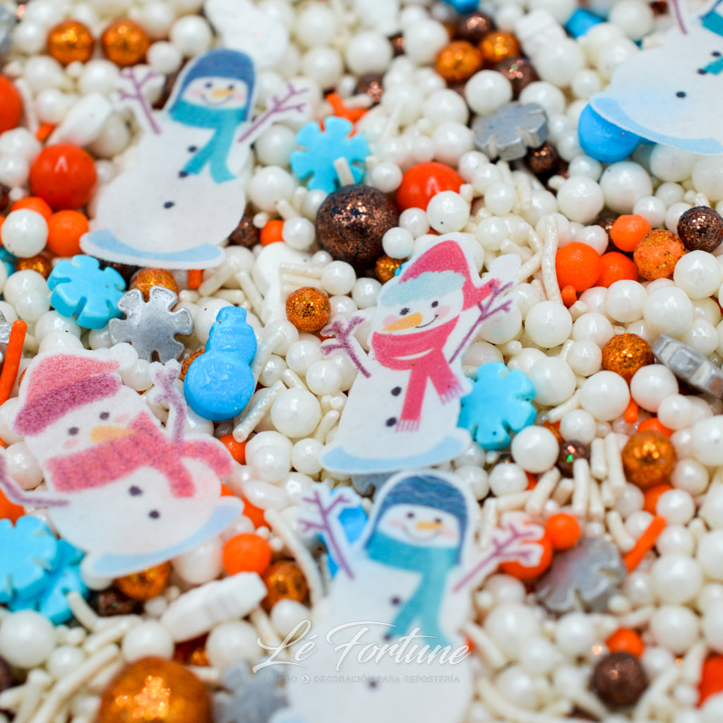 Sprinkle Confetti Muñequito de Nieve
