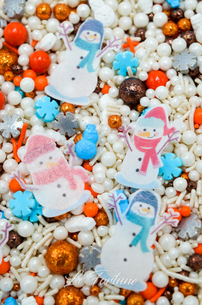 Sprinkle Confetti Muñequito de Nieve