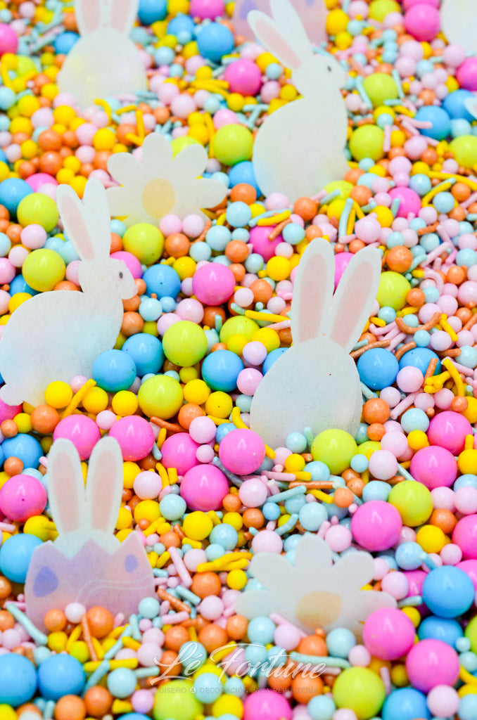 Sprinkle Confetti Rabbit Colors