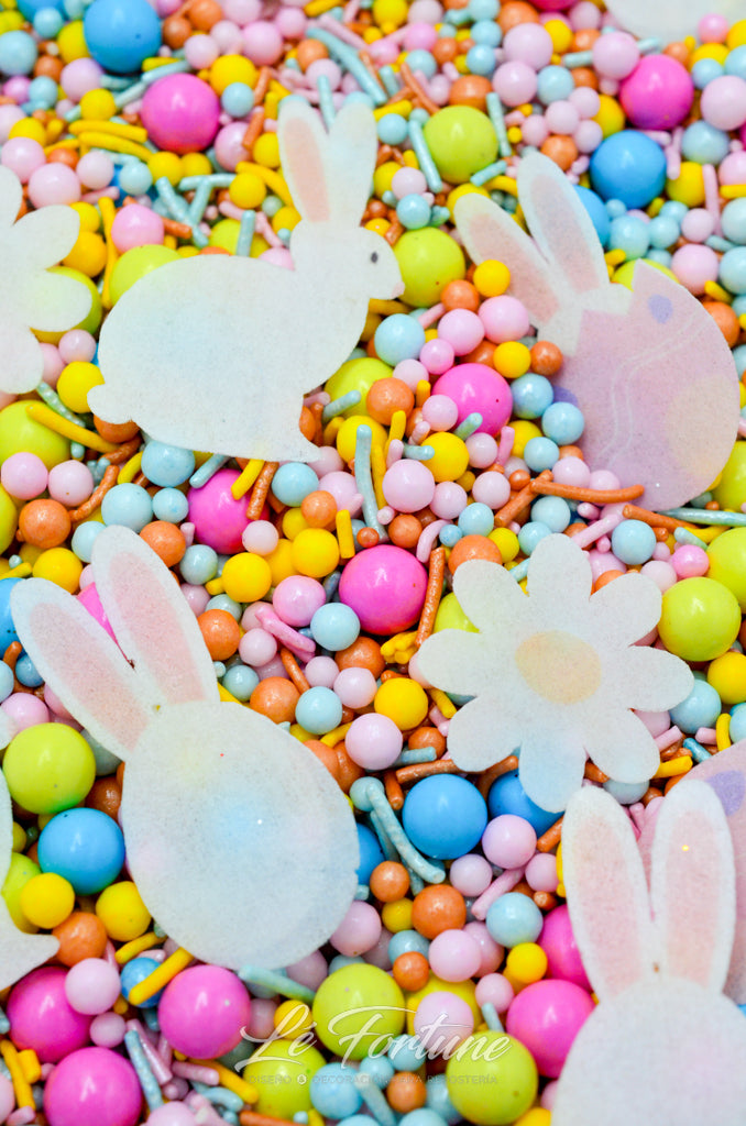 Sprinkle Confetti Rabbit Colors