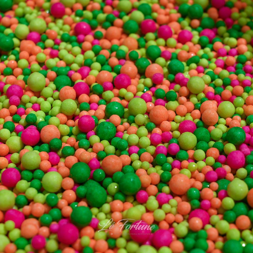 Perla Comestible Colores Iridiscentes Sprinkles Reposteria