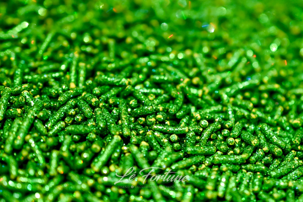 Granillo Diamantado Verde Esmeralda