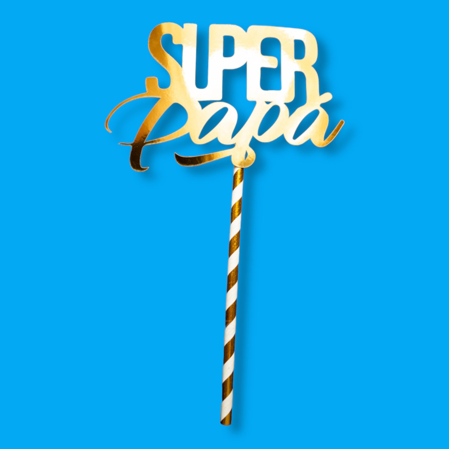 Cake Topper Super Papá 02