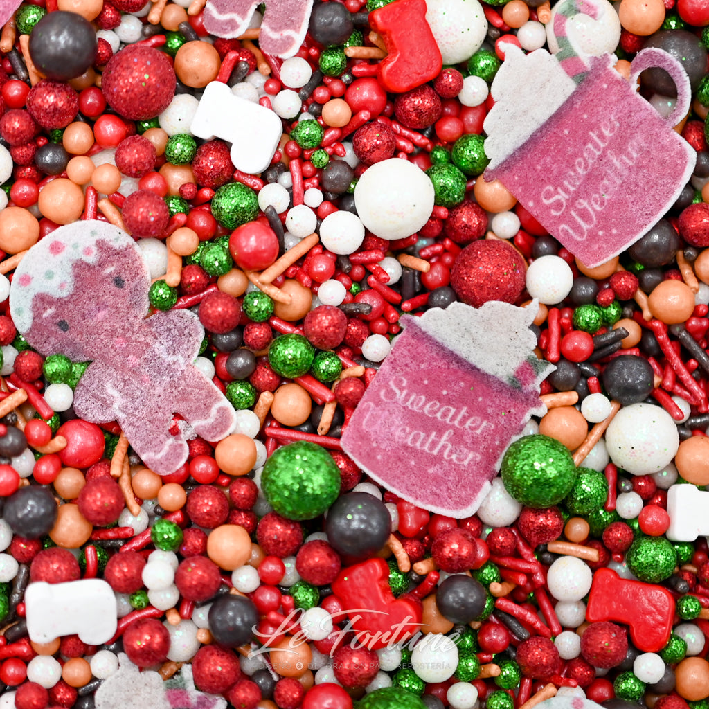 Sprinkle Confetti Tazita de Chocolate