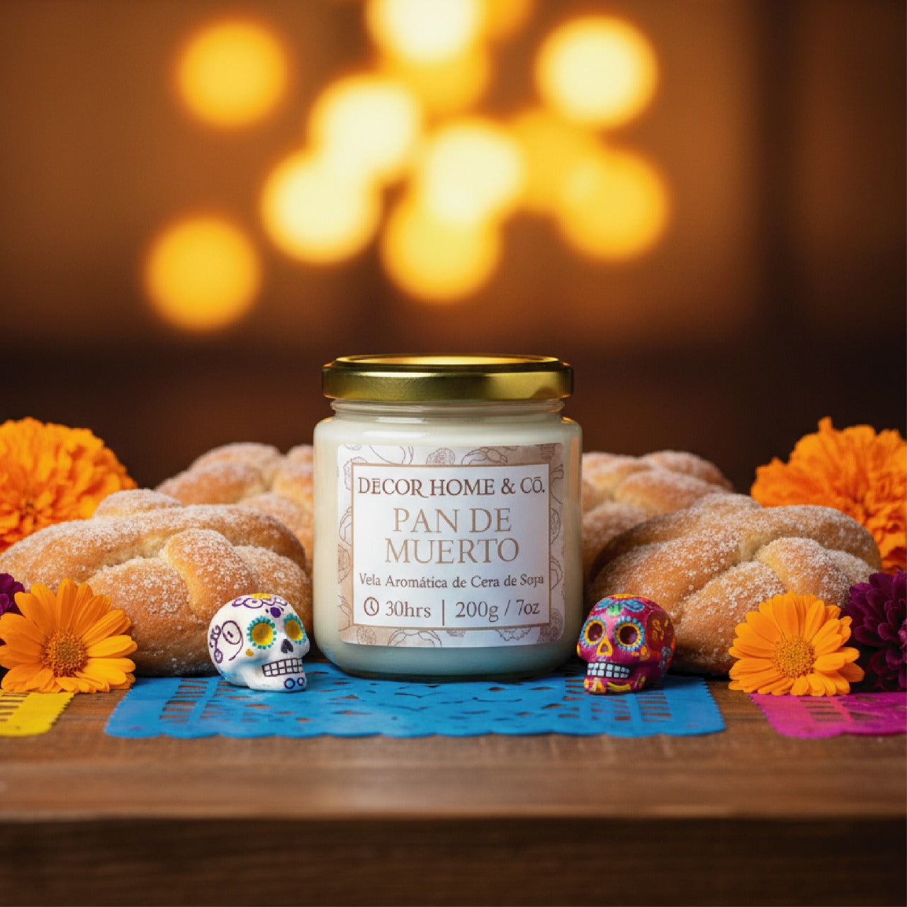 Pan de Muerto Vela Aromática