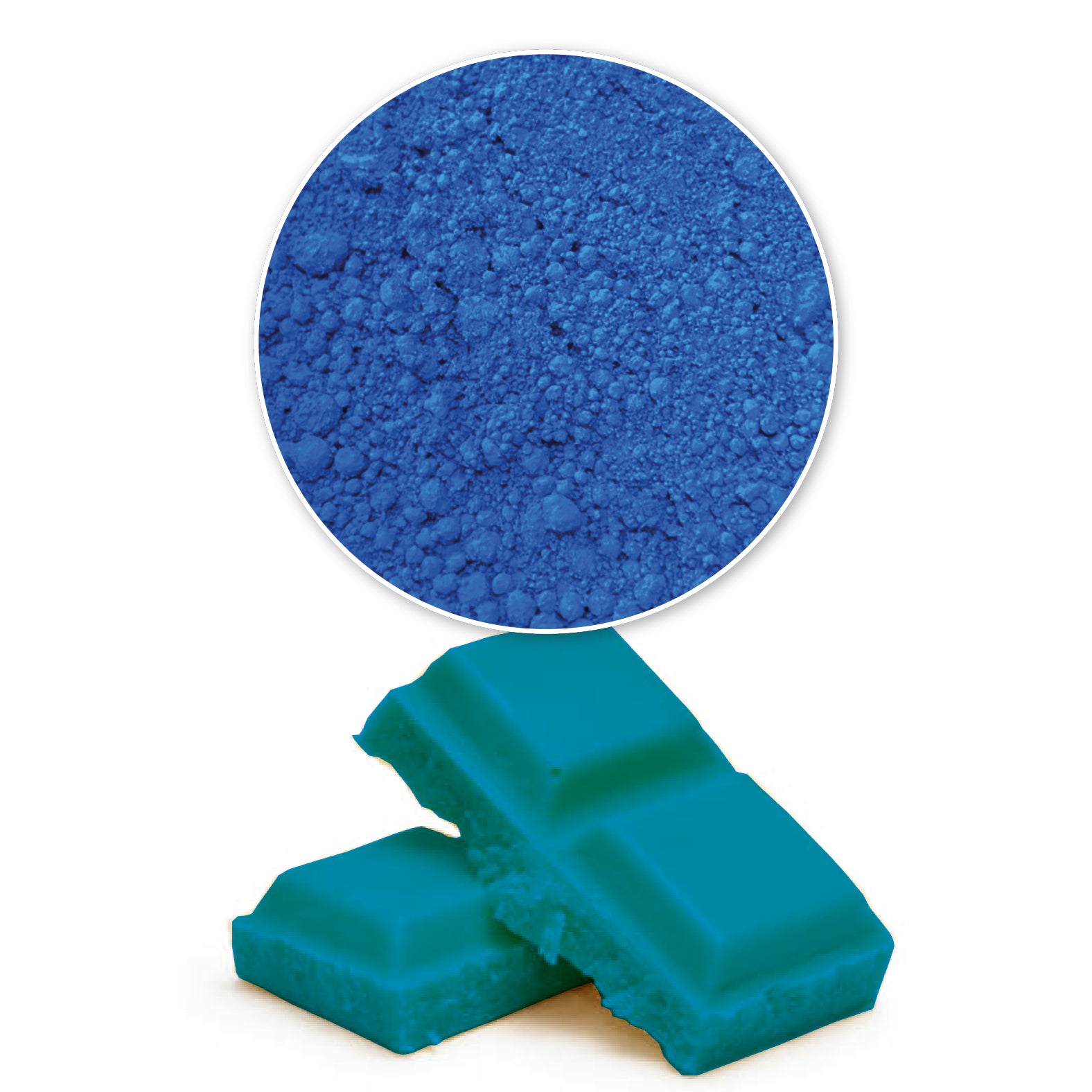 Color Liposoluble para chocolate Azul Rey