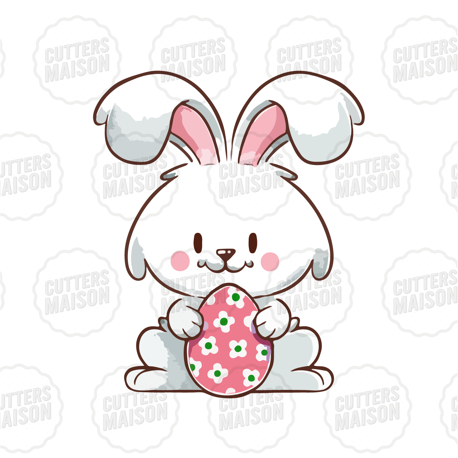 Cortador Egg Bunny