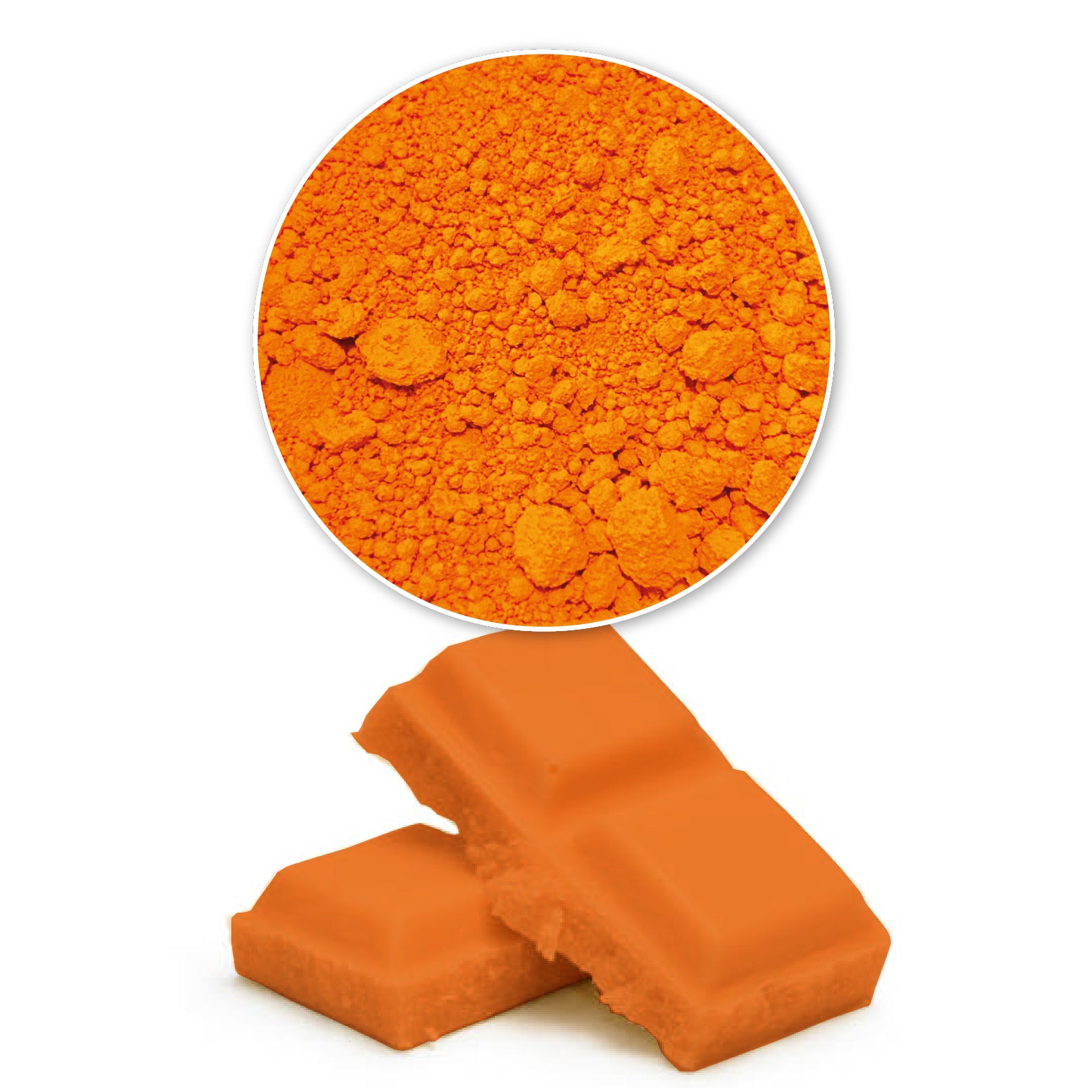 Color Liposoluble para chocolate Naranja