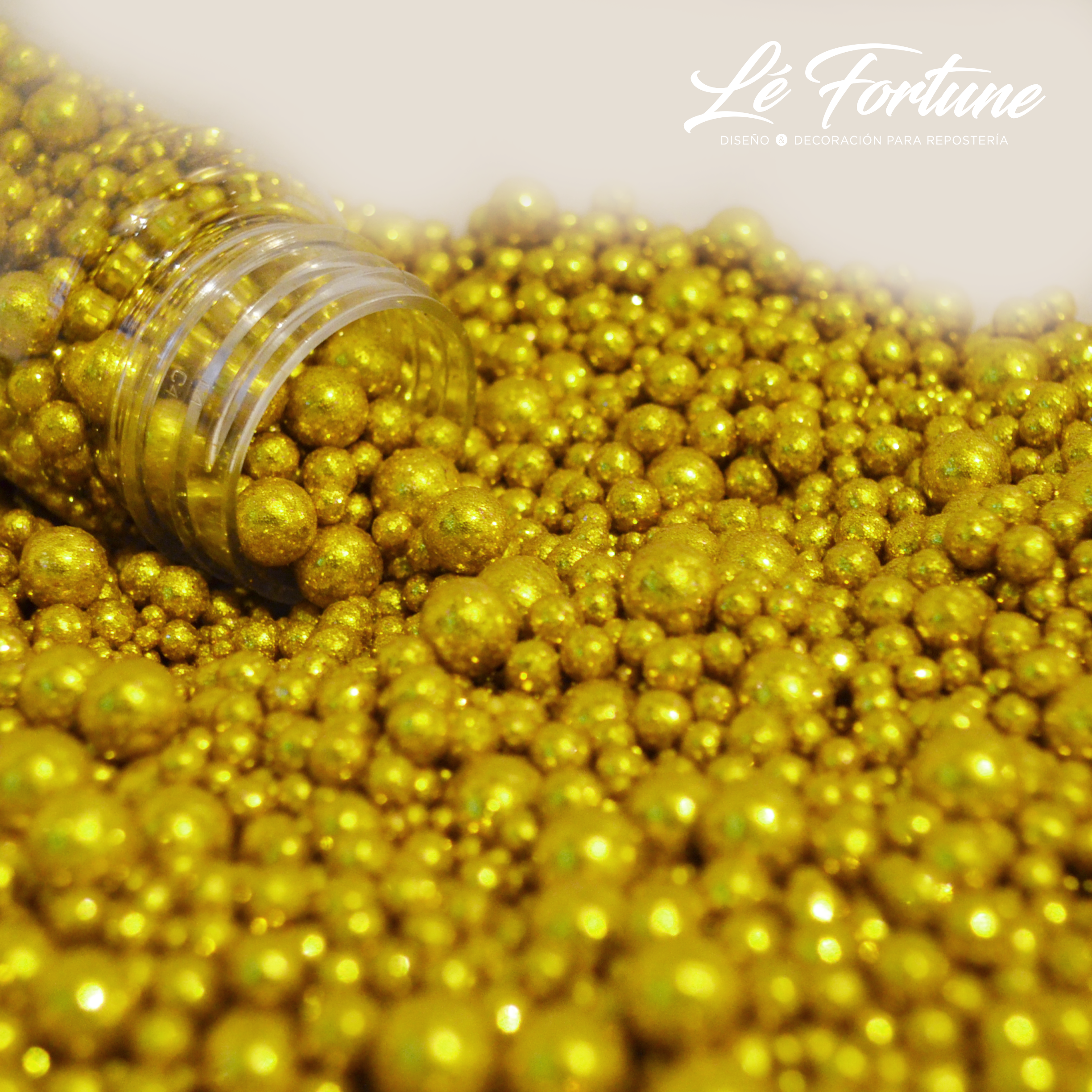 Perla Mix Diamantada Oro Claro - Lé Fortune Store