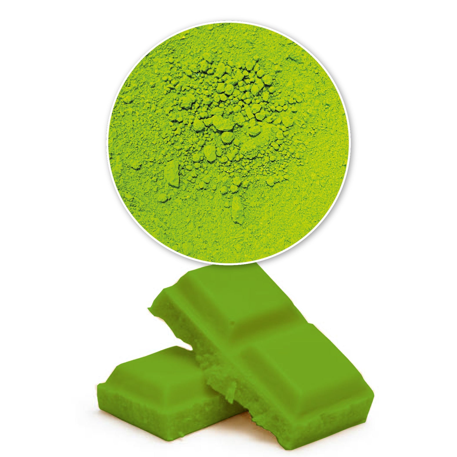 Color Liposoluble para chocolate Verde Hoja